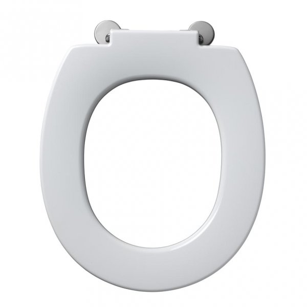 Armitage Shanks Contour 21 Toilet Seat Only Top Fixing Hinges & Retaining Buffers - White