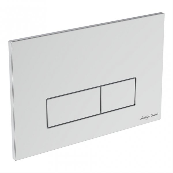 Armitage Shanks Oleas M2 Mechanical Dual Flushplate - Chrome