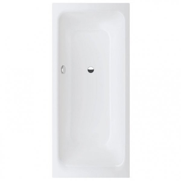 Bette Select Bath with Side Overflow 180 x 80cm (Overflow Rear)