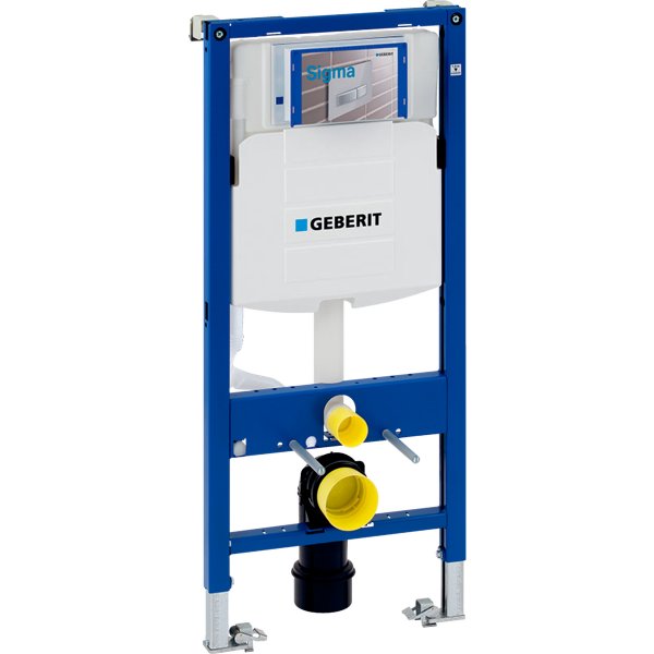 Geberit Duofix 112cm Wall Hung WC Frame with Sigma 12cm Cistern