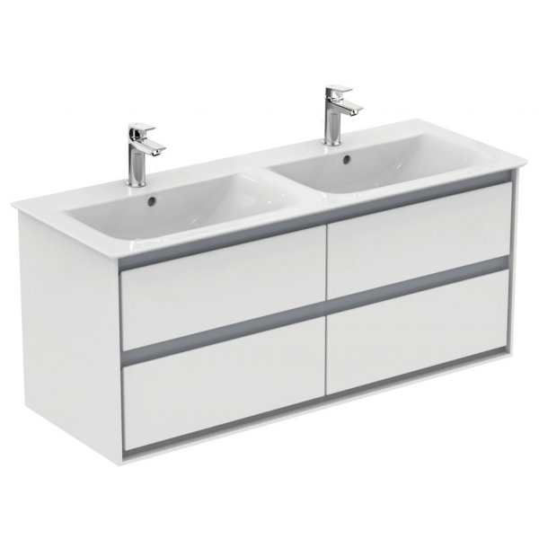 Ideal Standard Connect Air 1200mm Vanity Unit (Gloss White with Matt Grey Interior)