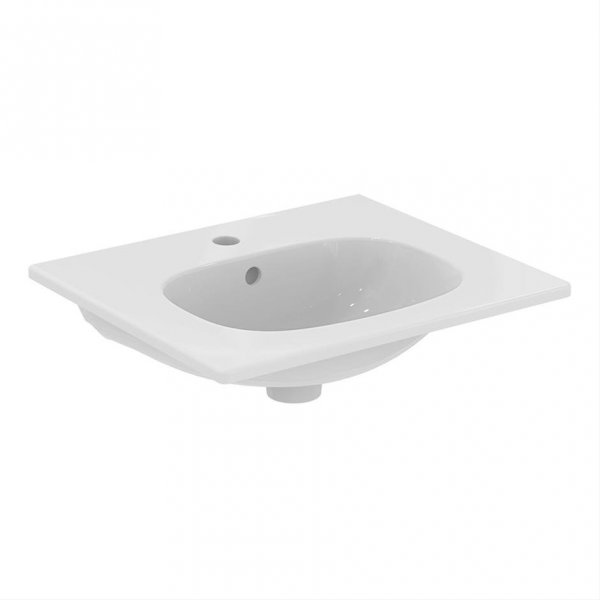 Ideal Standard Tesi Gloss White 50cm 1 Tap Hole Vanity Basin