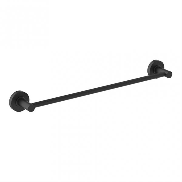 Ideal Standard IOM Silk Black 45cm Single Towel Rail