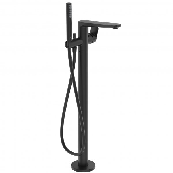 Ideal Standard Tonic II Single Lever Silk Black Freestanding Bath Shower Mixer