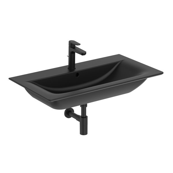 Ideal Standard Connect Air 84cm Silk Black Vanity Basin