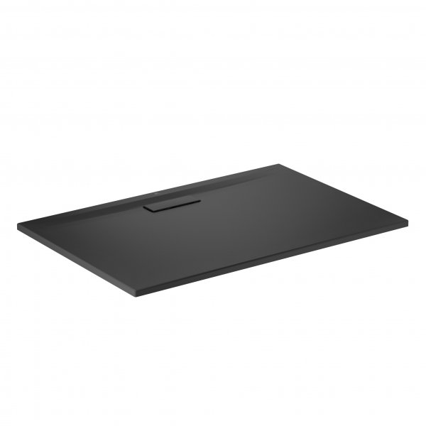 Ideal Standard Ultraflat New 1200 x 800mm Shower Tray with Waste - Silk Black