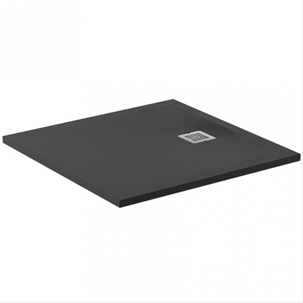 Ideal Standard Jet Black Ultraflat S 1000mm Square Shower Tray