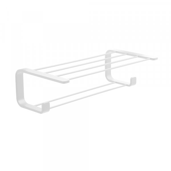 Origins Living Outline Double Towel Rack - White