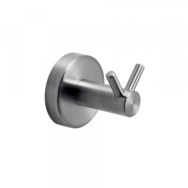 Origins Living G Pro Double Robe Hook - Brushed Stainless Steel