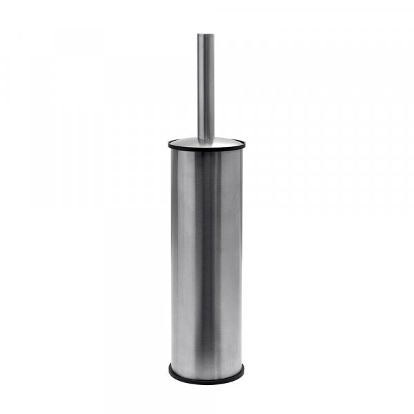 Origins Living G Pro Metal Toilet Brush & Holder Freestanding - Brushed Stainless Steel