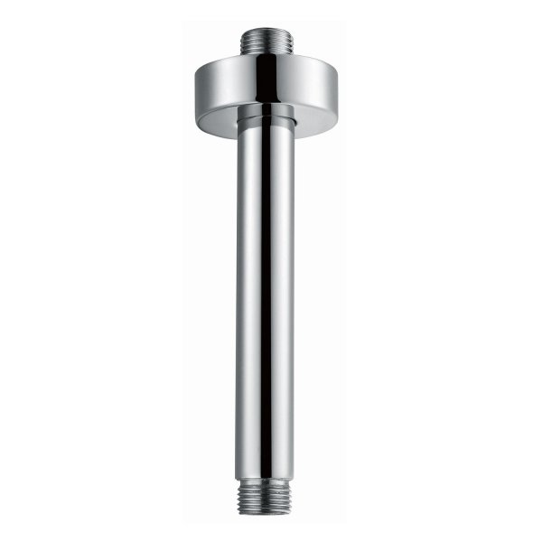 RAK 250mm Chrome Round Brass Ceiling Shower Arm - Stock Clearance