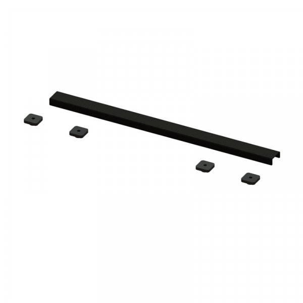 Abacus Elements 600mm Linear Waste Cover Plate - Anthracite