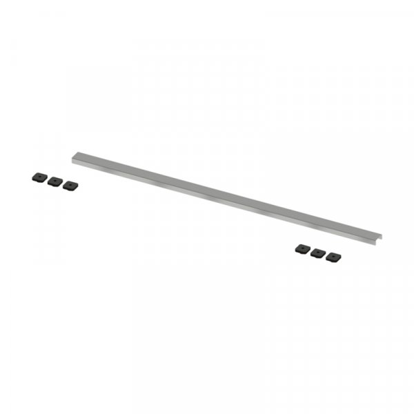 Abacus Elements 1000mm Linear Waste Cover Plate - Stainless Steel