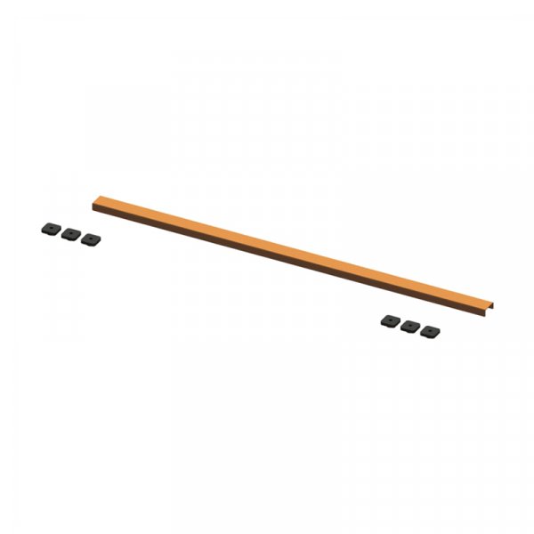 Abacus Elements 1000mm Linear Waste Cover Plate - Brushed Bronze