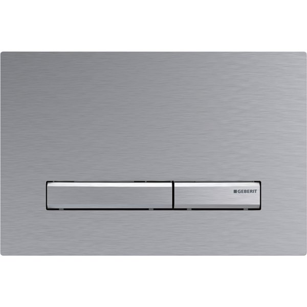 Geberit Sigma 50 Dual Flush Plate - Brushed Chrome