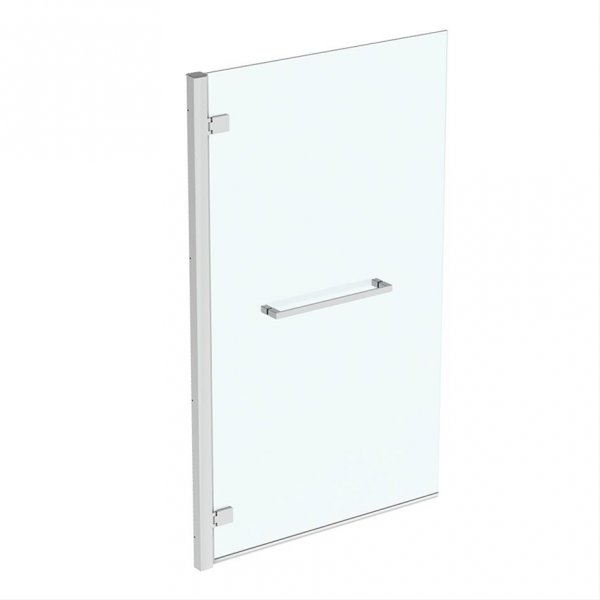 Ideal Standard i.life 900mm Left Hand Hinged Bath Screen with Towel Rail