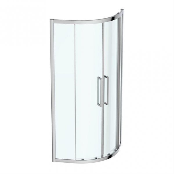 Ideal Standard i.life 900 x 760mm Bright Silver Offset Quadrant Enclosure