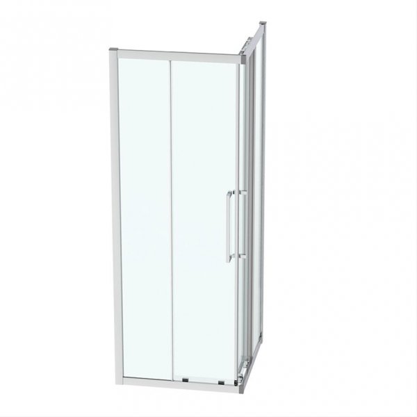 Ideal Standard i.life 800mm Bright Silver Corner Entry Shower Enclosure