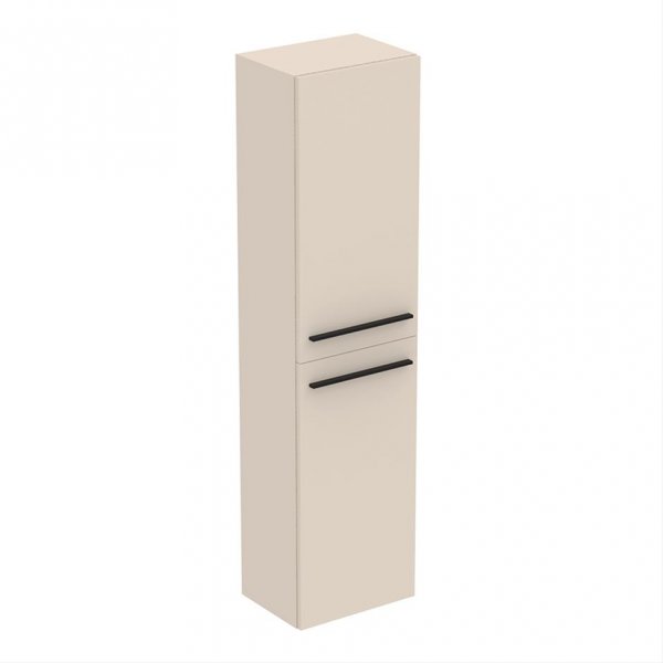 Ideal Standard i.life A 2 Door Tall Column Unit in Matt Sandy Beige