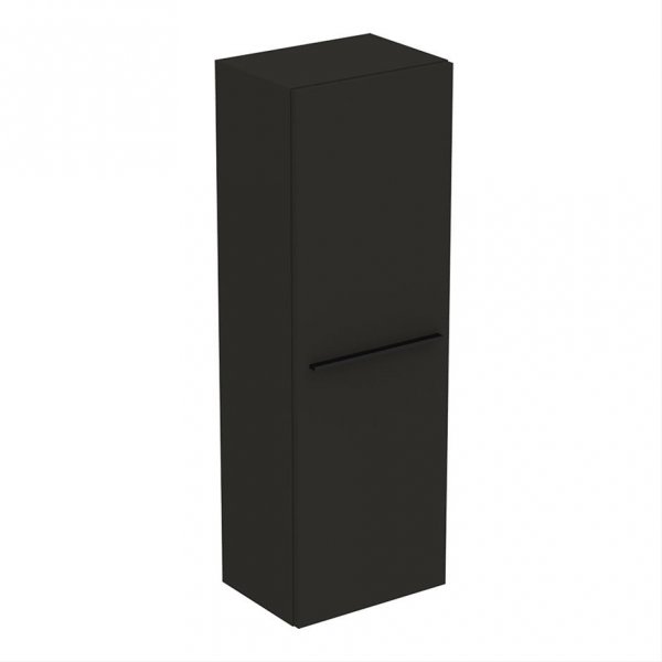 Ideal Standard i.life A 1 Door 40cm Half Column Unit in Matt Carbon Grey