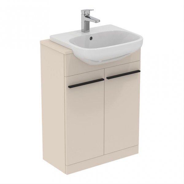 Ideal Standard i.life A 60cm Semi-Countertop Matt Sandy Beige Washbasin Unit