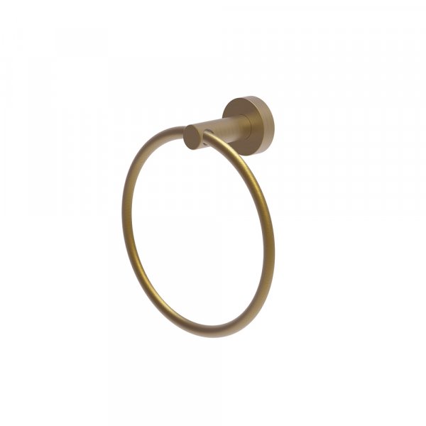Britton Bathrooms Hoxton Brushed Brass Towel Ring