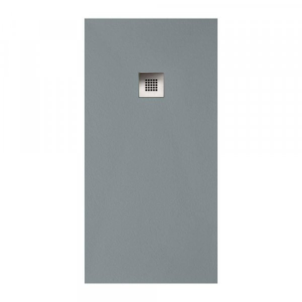 Sommer Essenza 1200 x 800mm Grey Slate Shower Tray - Offset Waste