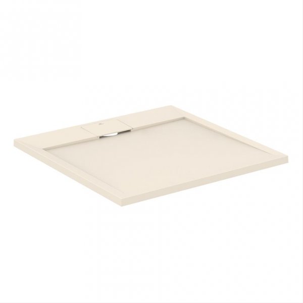 Ideal Standard i.life Ultra Flat S 800 x 800mm Square Shower Tray with Waste - Sand