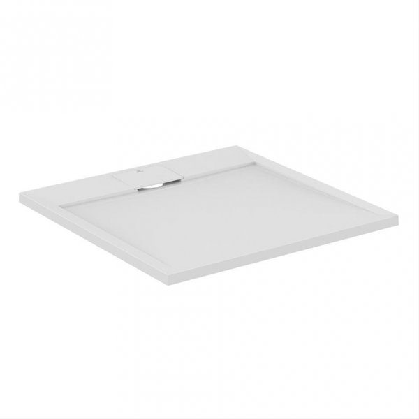 Ideal Standard i.life Ultra Flat S 800 x 800mm Square Shower Tray with Waste - Pure White