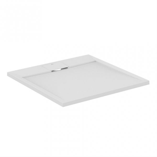 Ideal Standard i.life Ultra Flat S 1200 x 1200mm Square Shower Tray with Waste - Pure White