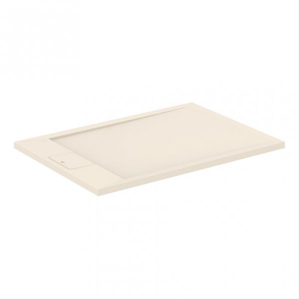 Ideal Standard i.life Ultra Flat S 900 x 700mm Rectangular Shower Tray with Waste - Sand