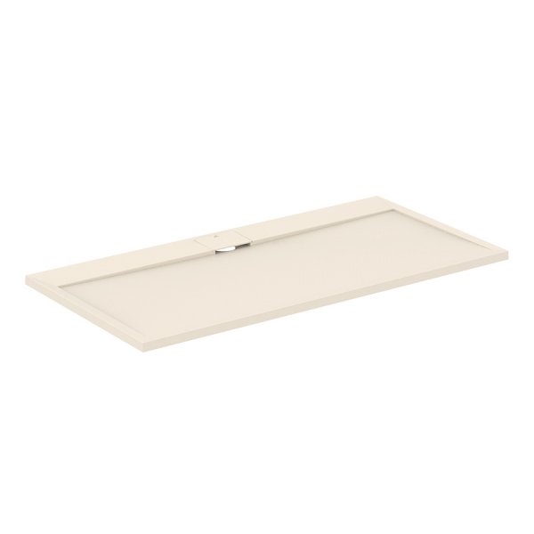 Ideal Standard i.life Ultra Flat S 1600 x 800mm Rectangular Shower Tray with Waste - Sand