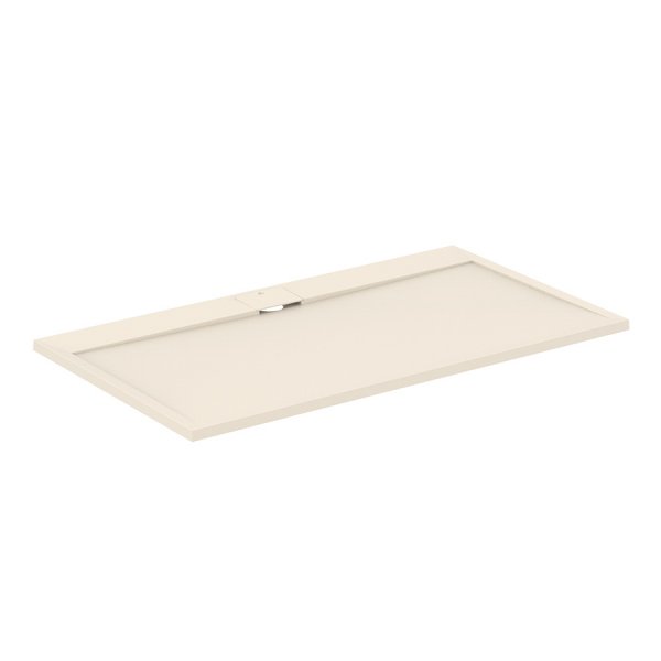 Ideal Standard i.life Ultra Flat S 1600 x 900mm Rectangular Shower Tray with Waste - Sand