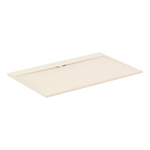 Ideal Standard i.life Ultra Flat S 1600 x 1000mm Rectangular Shower Tray with Waste - Sand