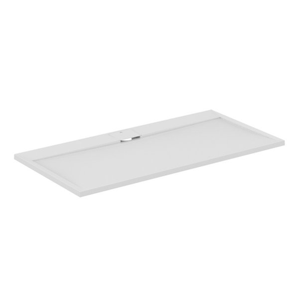 Ideal Standard i.life Ultra Flat S 1600 x 800mm Rectangular Shower Tray with Waste - Pure White