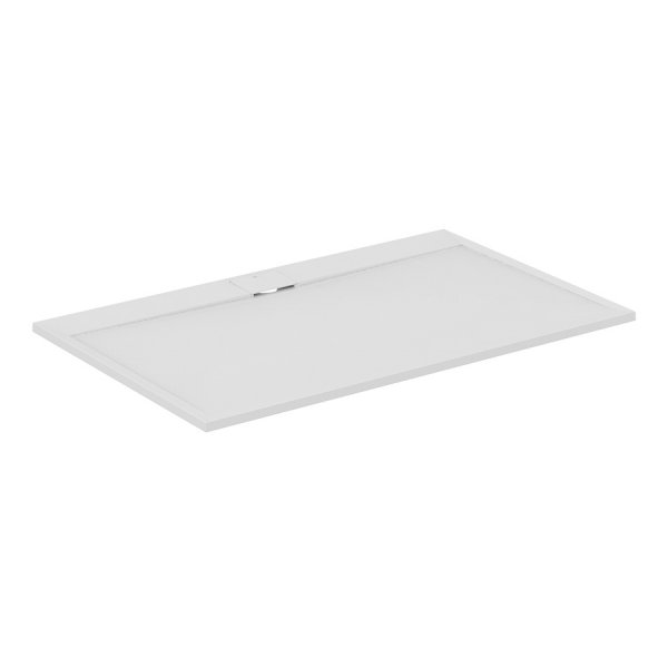 Ideal Standard i.life Ultra Flat S 1600 x 1000mm Rectangular Shower Tray with Waste - Pure White