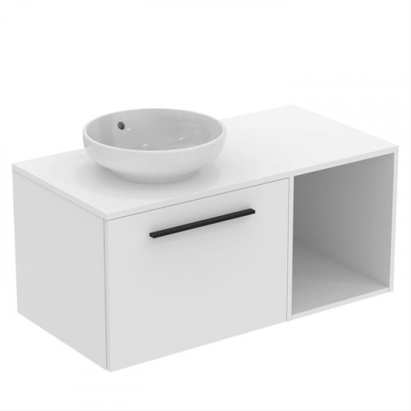 Ideal Standard i.life B 400mm Vessel Basin & 1000mm Furniture Units with 1 Shelf