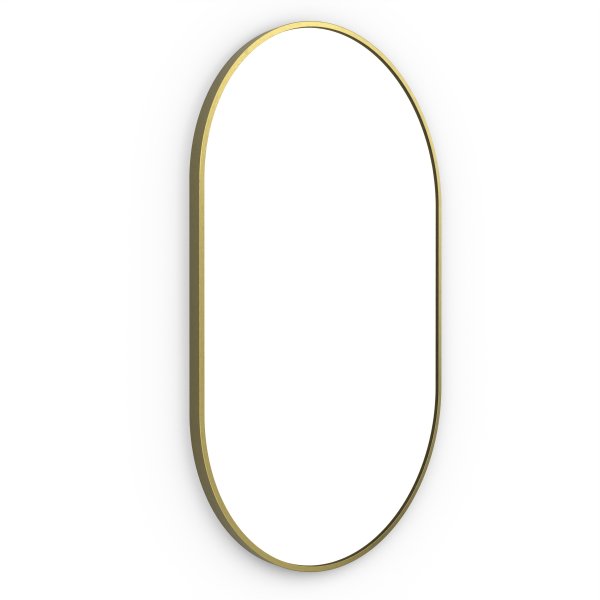 Origins Living Docklands Capsule Mirror 50 Brushed Brass - 50x80cm