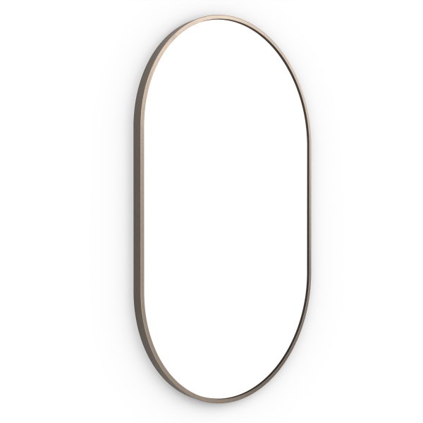 Origins Living 800 x 500mm Docklands Capsule Mirror - Brushed Bronze