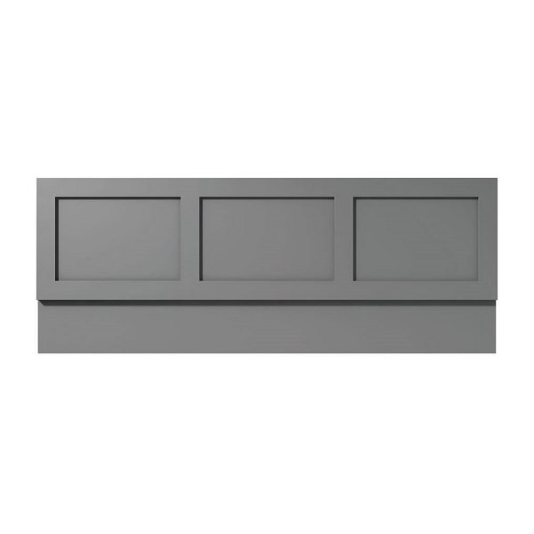 Harrogate Spa Grey 1700mm Wooden Bath Panel