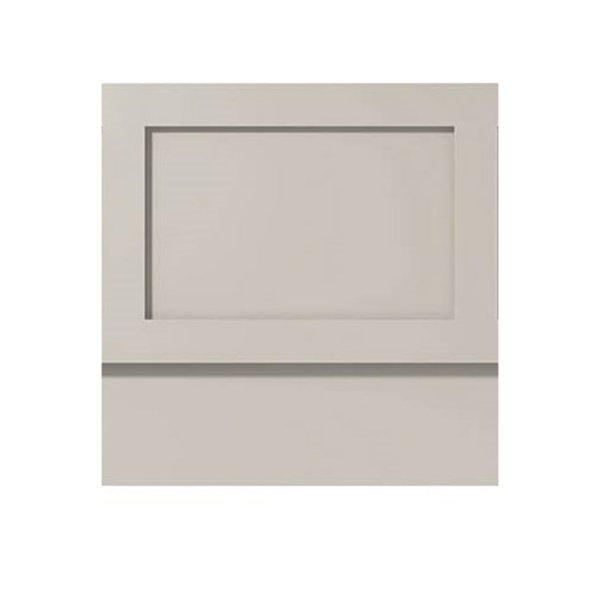 Harrogate Dovetail Grey 700mm Wooden End Bath Panel