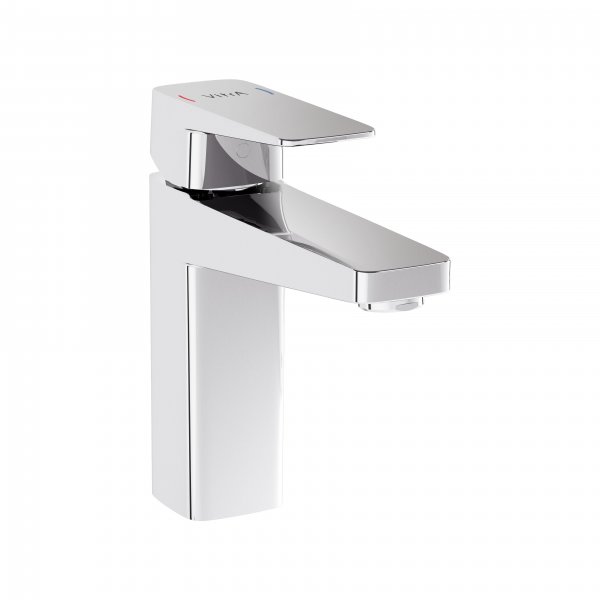 Vitra Root Square Basin Mixer - Chrome