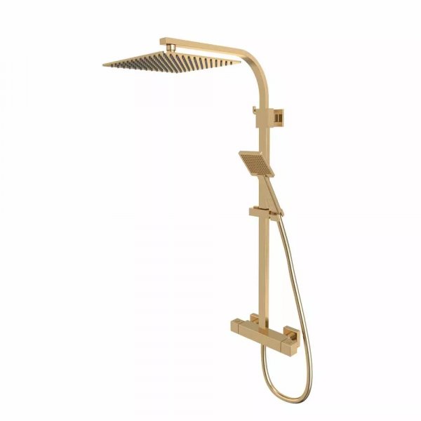 Tavistock Index Dual Function Bar Shower System Brushed Brass