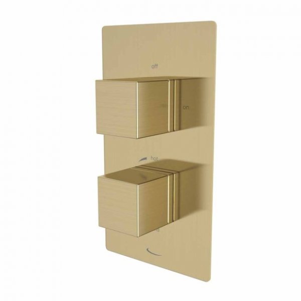 Tavistock Index Dual Function Shower Valve - Brushed Brass