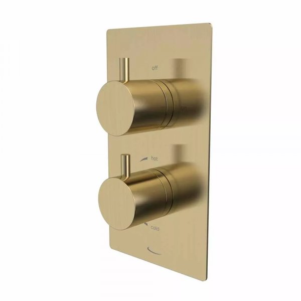 Tavistock Quantum Dual Function Shower Valve - Brushed Brass