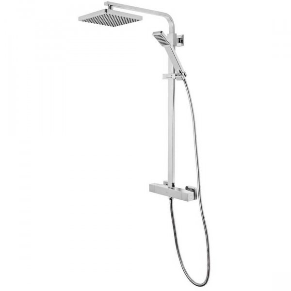 Tavistock Zone Square 2F BV Shower System Chrome