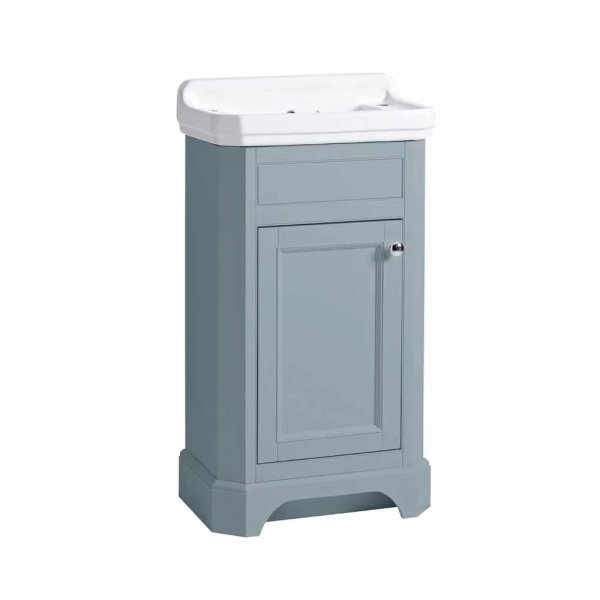 Tavistock Vitoria 500mm Cloakroom Unit and Basin - Mineral Blue