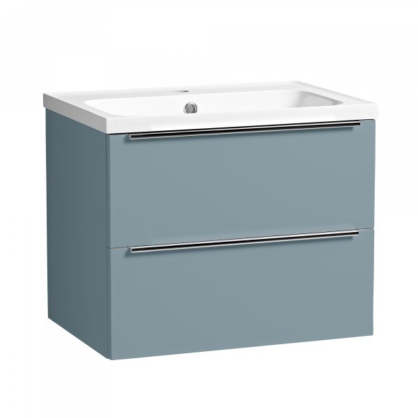 Tavistock Cadence 600mm Wall Mounted Vanity Unit - Gloss Spruce