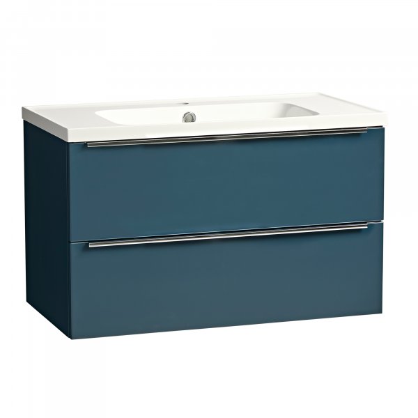 Tavistock Cadence 800mm Wall Mounted Vanity Unit - Oxford Blue