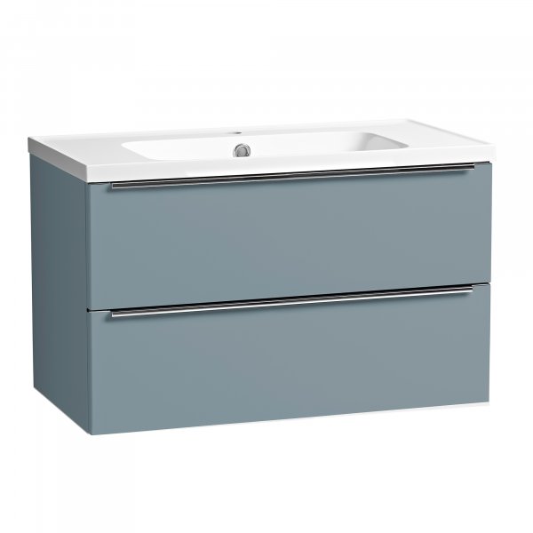 Tavistock Cadence Gloss Spruce 800mm Wall Mounted Unit & Basin